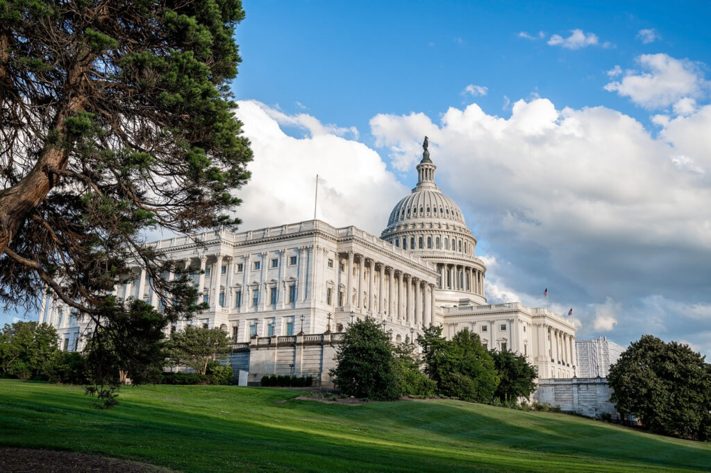 United States Capitol building in Washington, DC