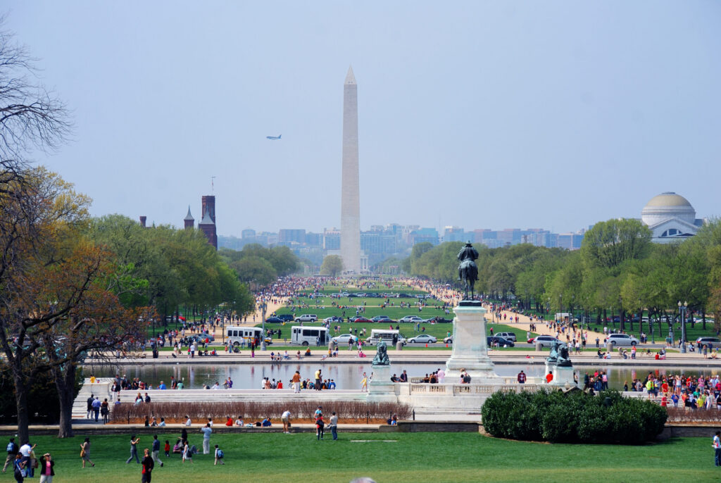 The National Mall in Washington, DC