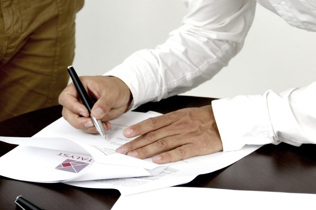 Person signing a document, like the Affirming Official who signs the annual affirmation in SPRS