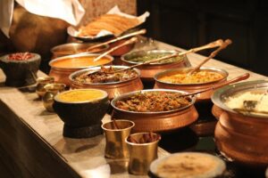 Catered buffet trays, the core service in government catering contracts